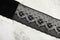 Black Floral Lace Trim Remnant  5.5 inches width x 4.5 yards